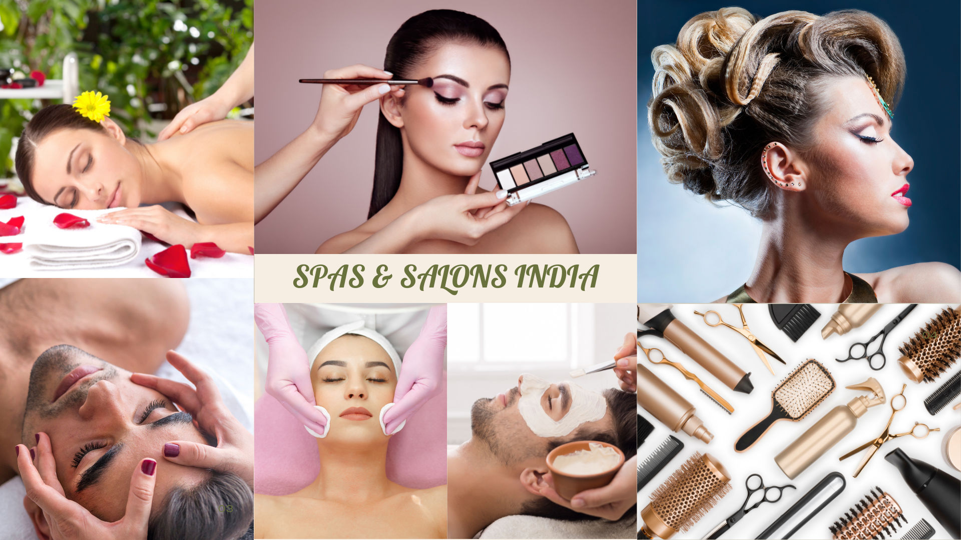 Skin Care Hair Care Cosmetics Makeup Tattoo Hairstyle Products Services - Spas Salons India