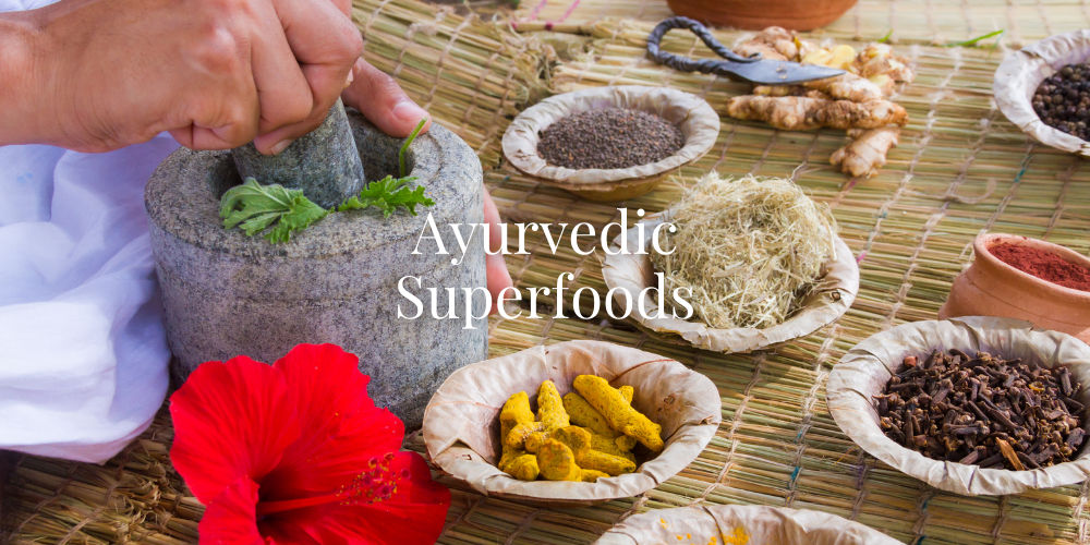 Best Ayurvedic Superfoods For Health Wellness Beauty Face Skin - Veda5 Himalayan Naturals India