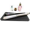 Heat Resistant Silicone Mat Pouch, Lessmon Hair Styling Tools for Curling Irons, Hair Straightener, Flat Irons, Length 11.5 & Width 6 Inches, Food Grade Silicone, Black - Image 3